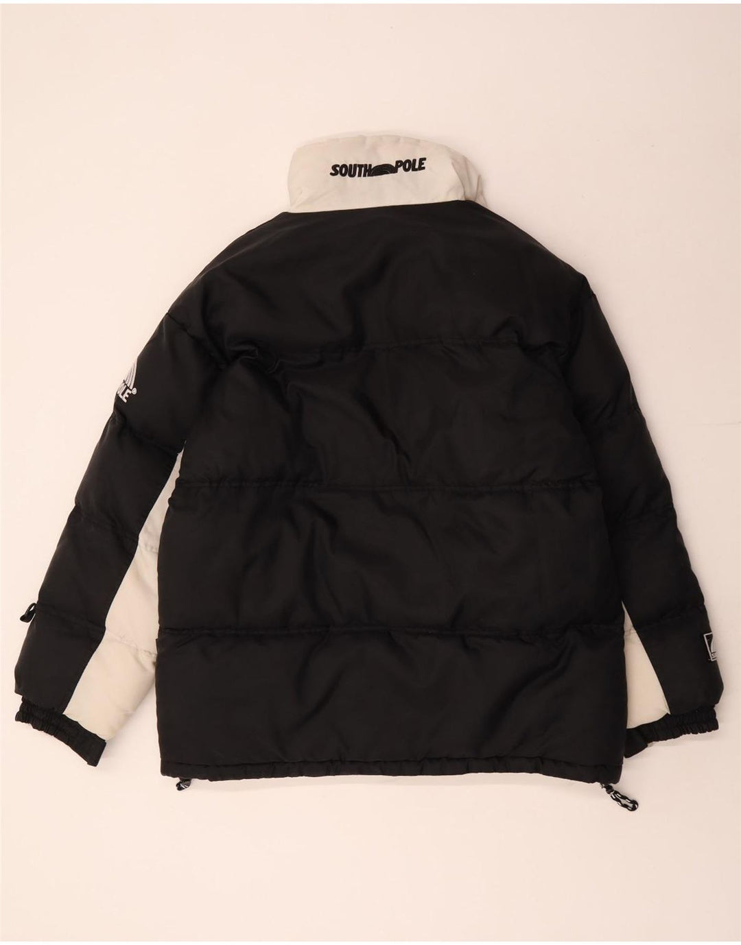 Southpole Veste réversible graphique pour homme UK 38 Medium Noir Colourblock