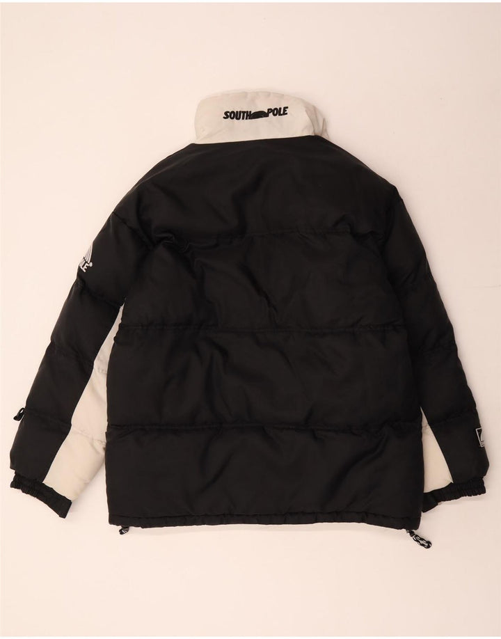 Southpole Veste réversible graphique pour homme UK 38 Medium Noir Colourblock