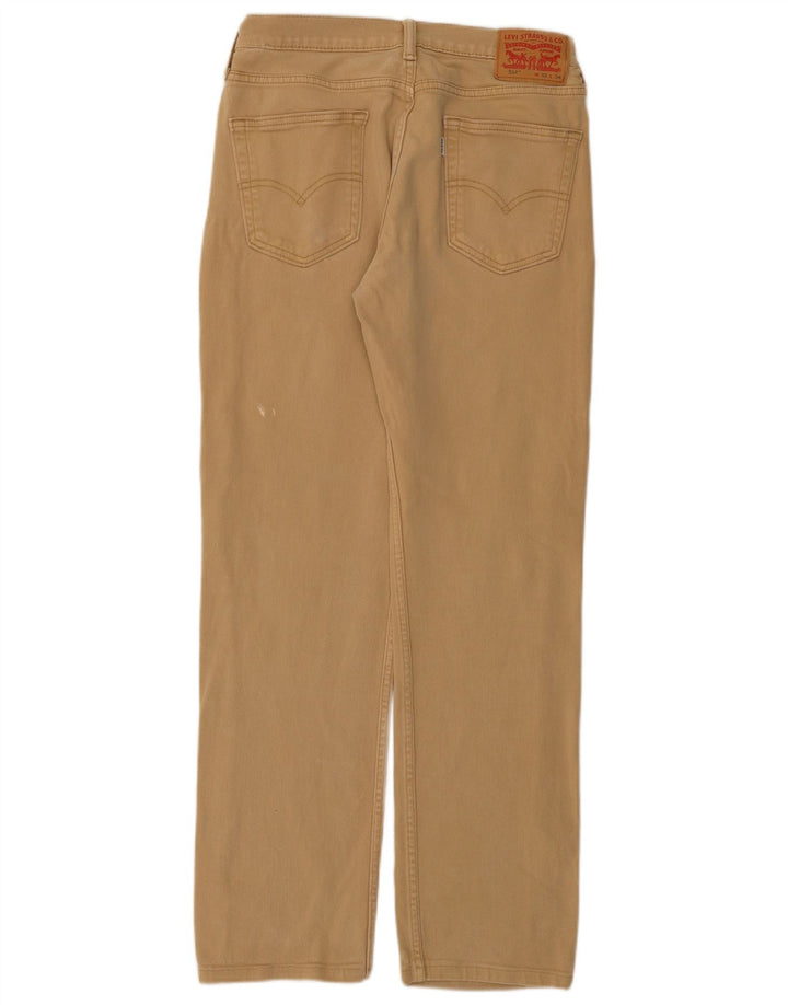LEVI'S Pantalon Droit Casual 514 Homme W32 L31 Beige Coton