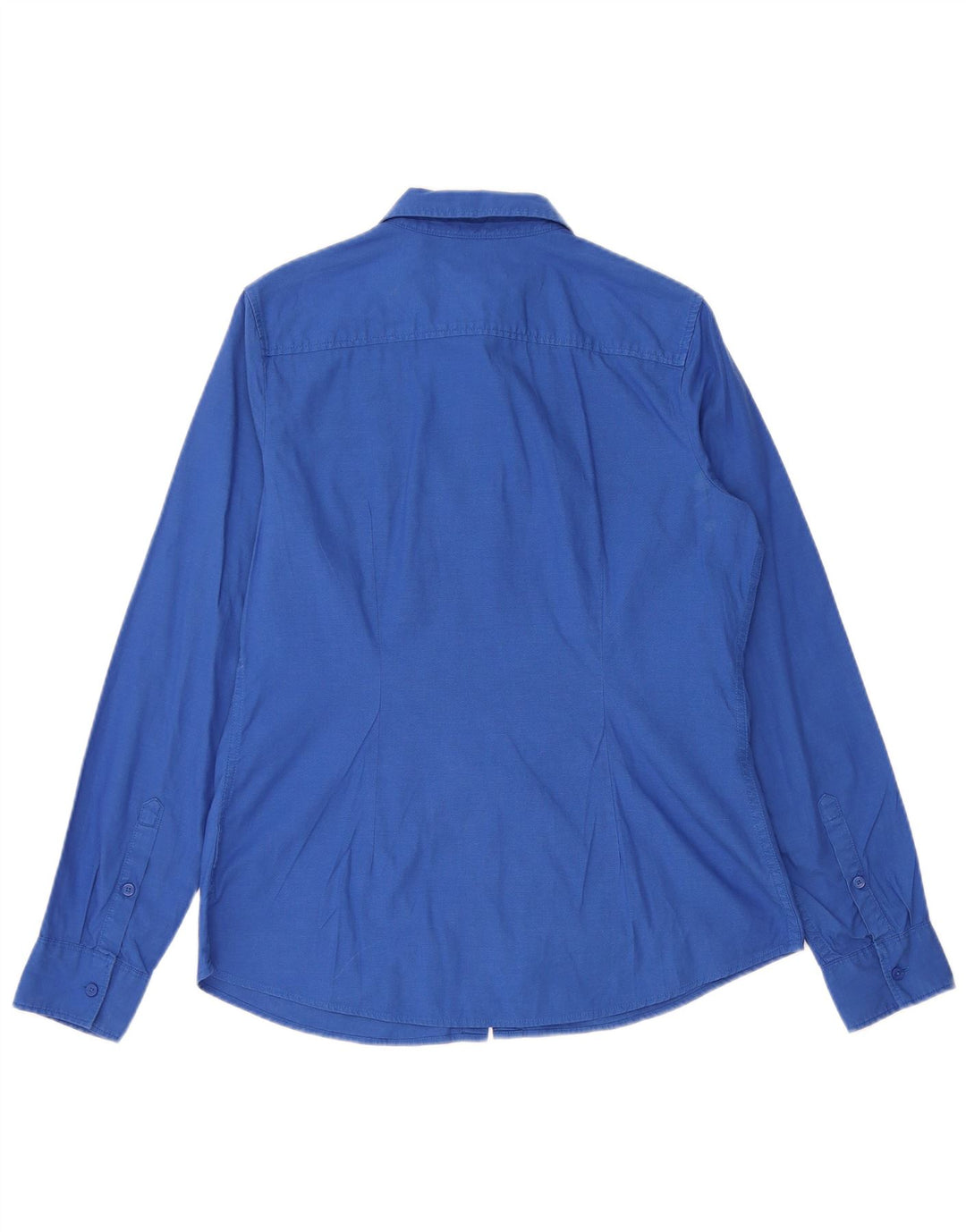 Tommy Hilfiger Chemise coupe classique pour femme UK 14 Bleu moyen Coton