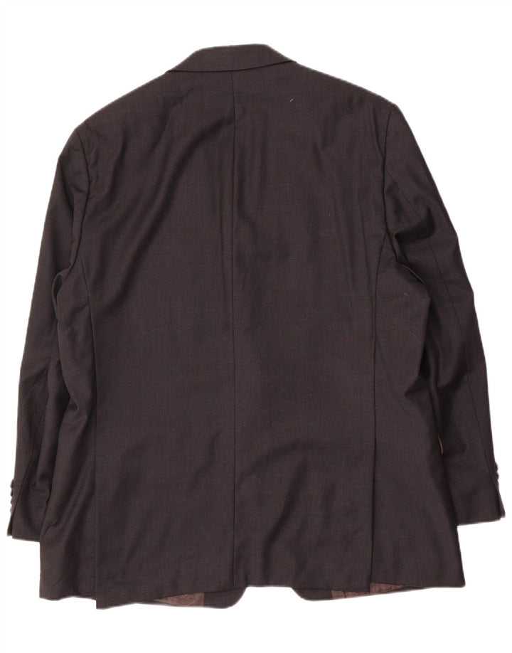 Calvin Klein Veste blazer à 2 boutons pour homme UK 40 Large Gris Laine