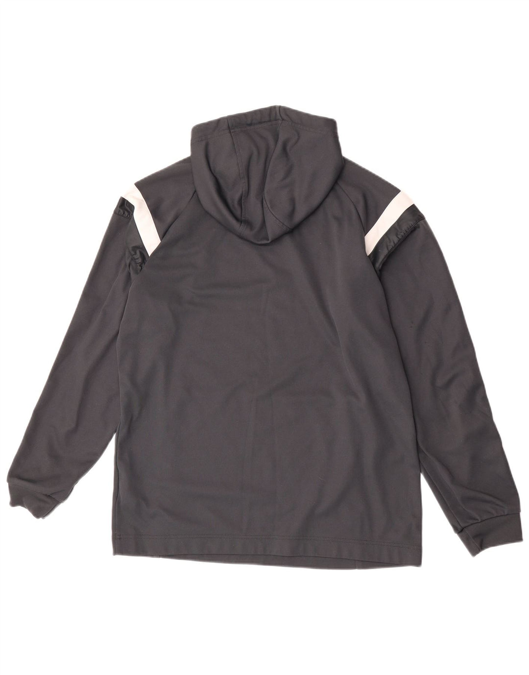 Adidas Pull à capuche pour homme en polyester color block gris moyen