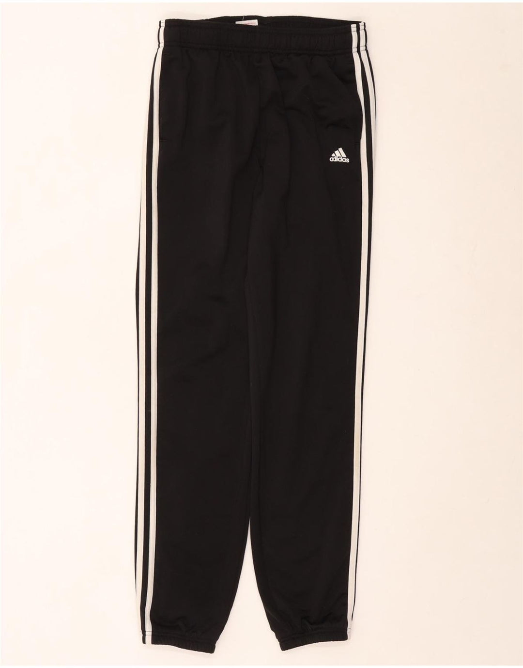 ADIDAS Pantalon de survêtement garçon Joggers 13-14 ans Noir Polyester