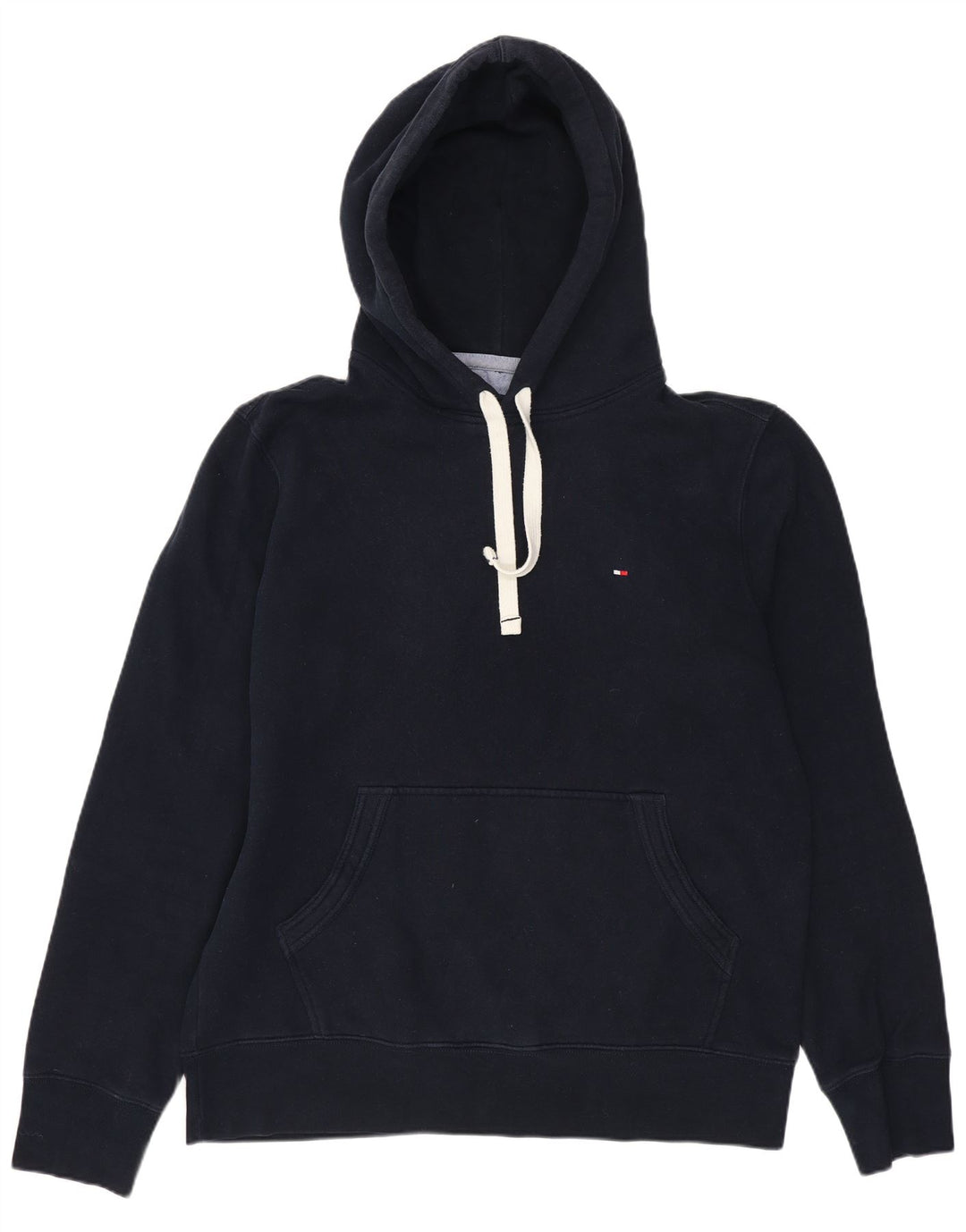 TOMMY HILFIGER Pull à Capuche Homme Bleu Marine Moyen Coton
