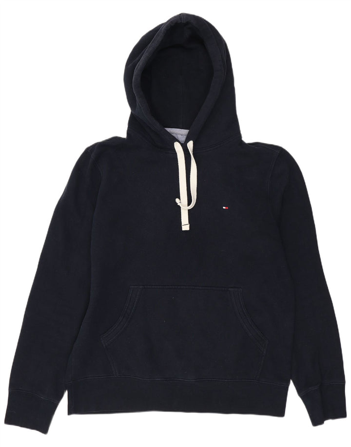 TOMMY HILFIGER Pull à Capuche Homme Bleu Marine Moyen Coton