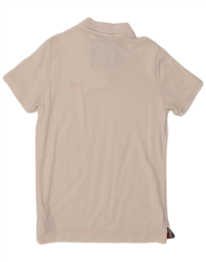Superdry Polo Homme Grand Blanc Coton