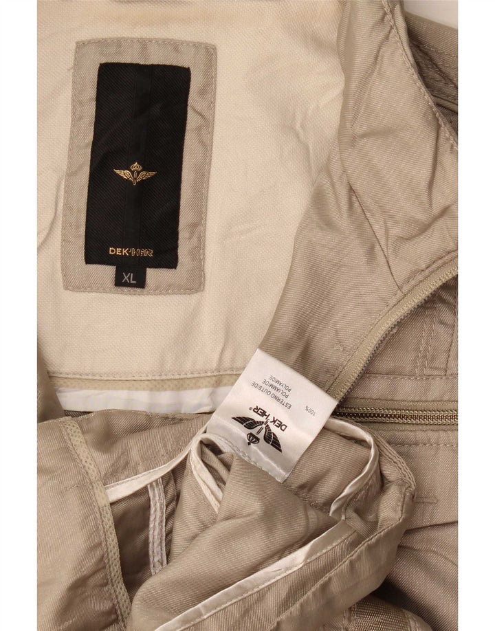 Dek'Her Veste utilitaire à capuche pour femme UK 18 XL Beige Polyamide