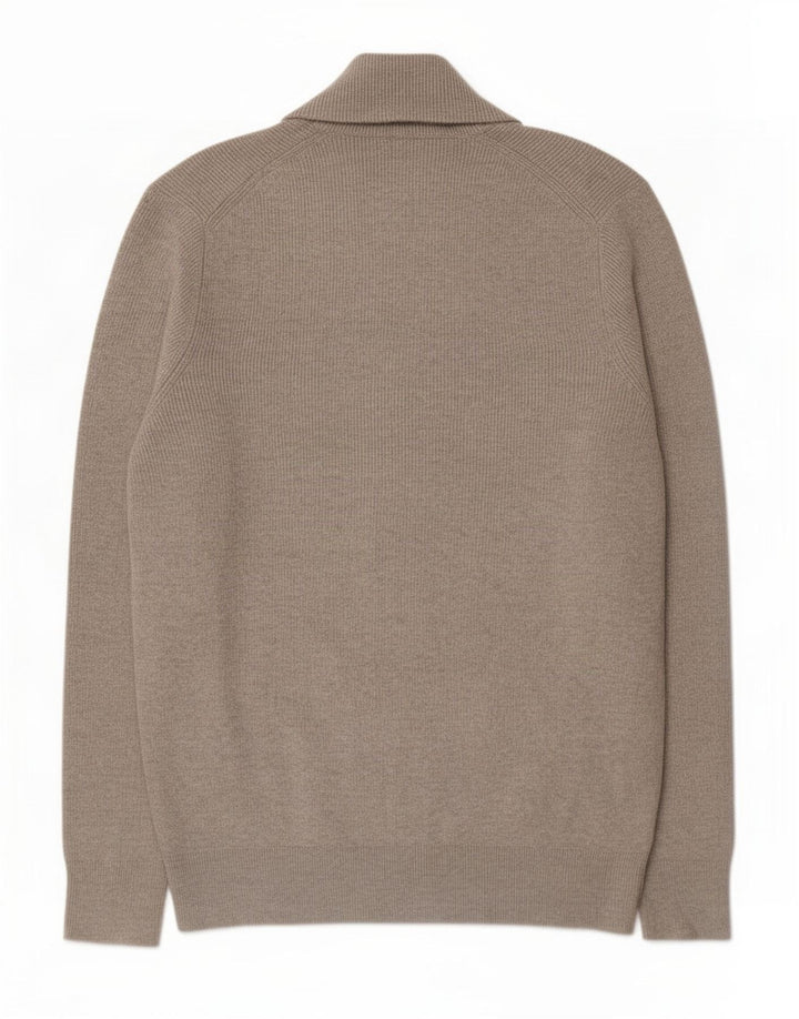 Marks & Spencer Cardigan à col châle pour homme Gris moyen Polyester