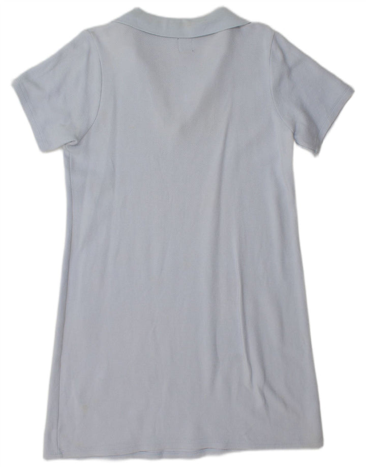 Gap Robe polo surdimensionnée pour femme UK 10 Petit coton bleu