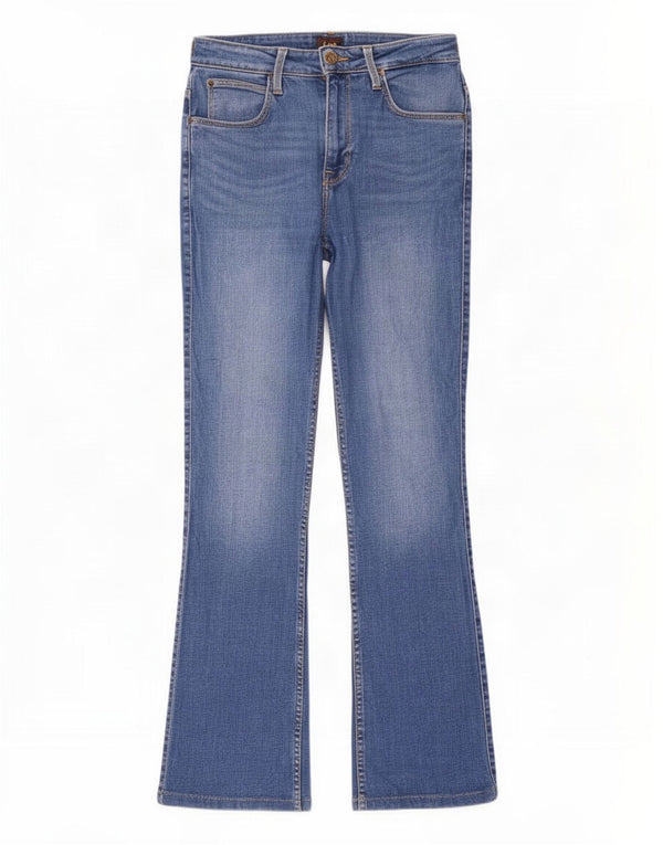 Lee Womens Breese Bootcut Jeans W28 L29 Blue Cotton