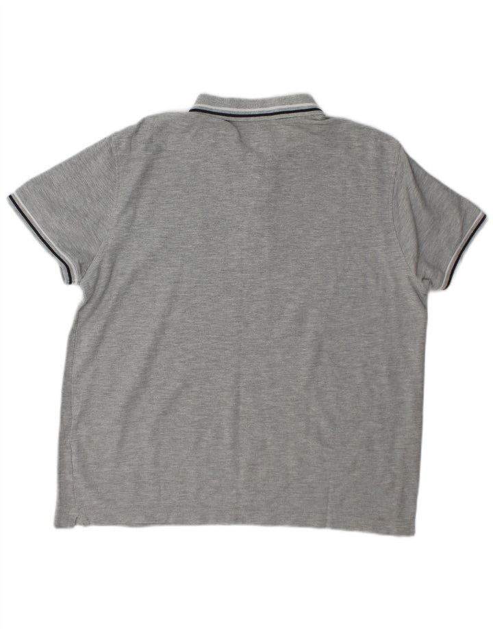 Lotto Polo Homme Gris Moyen Moucheté