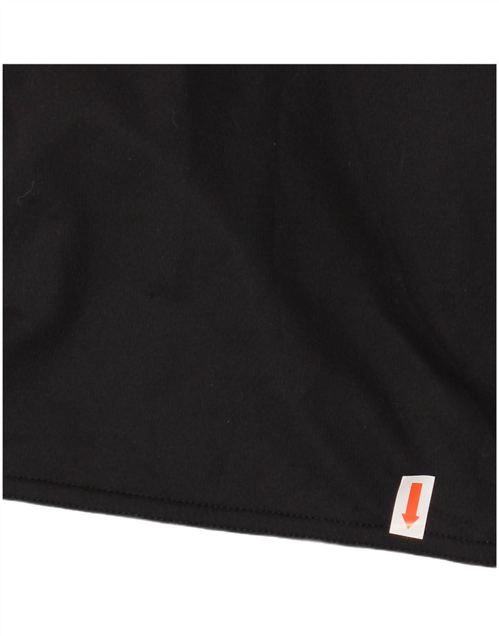 ADIDAS T-Shirt Climalite Homme Noir Moyen Polyester Colorblock