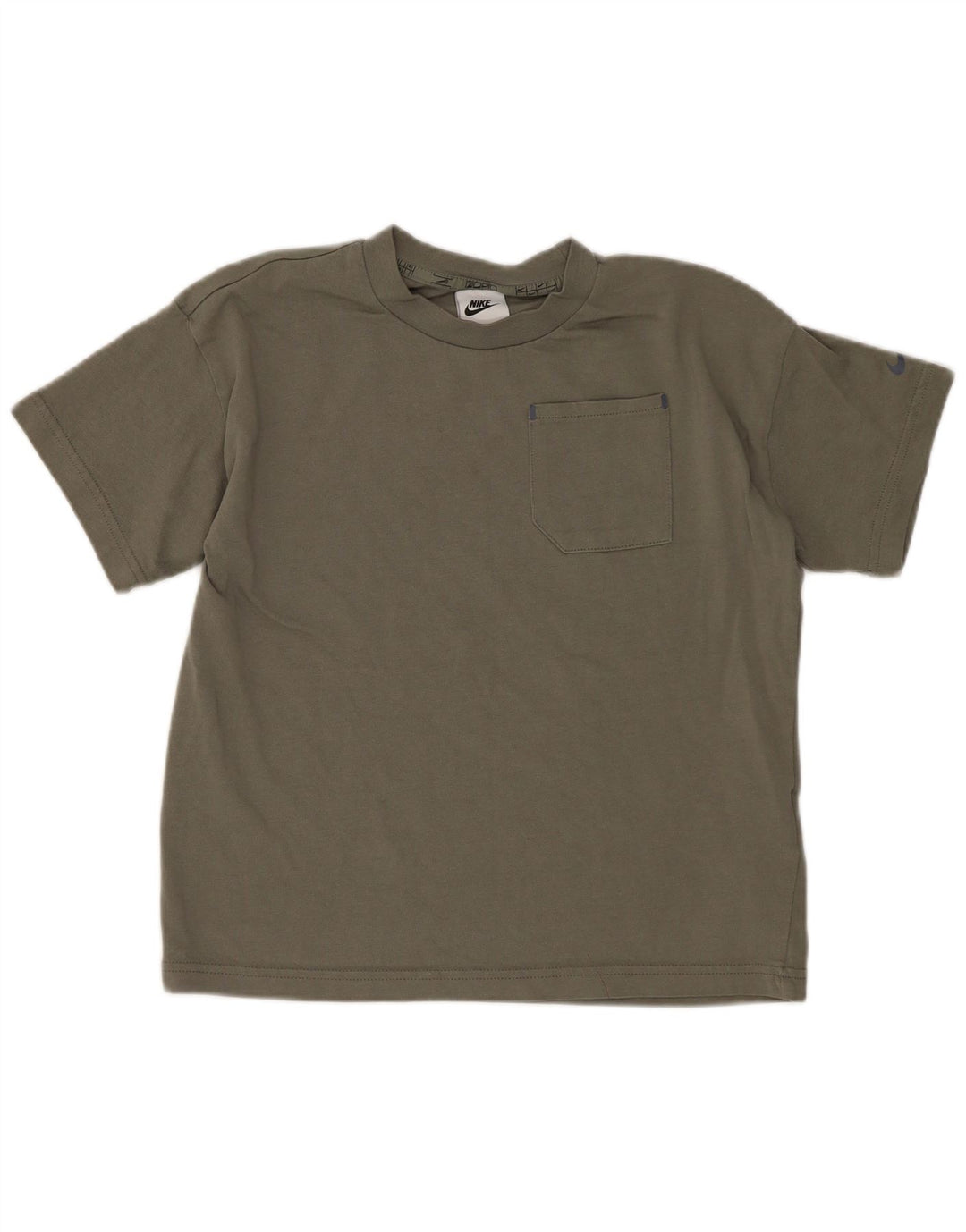 Nike Garçon T-Shirt Top 10-11 ans Kaki Moyen