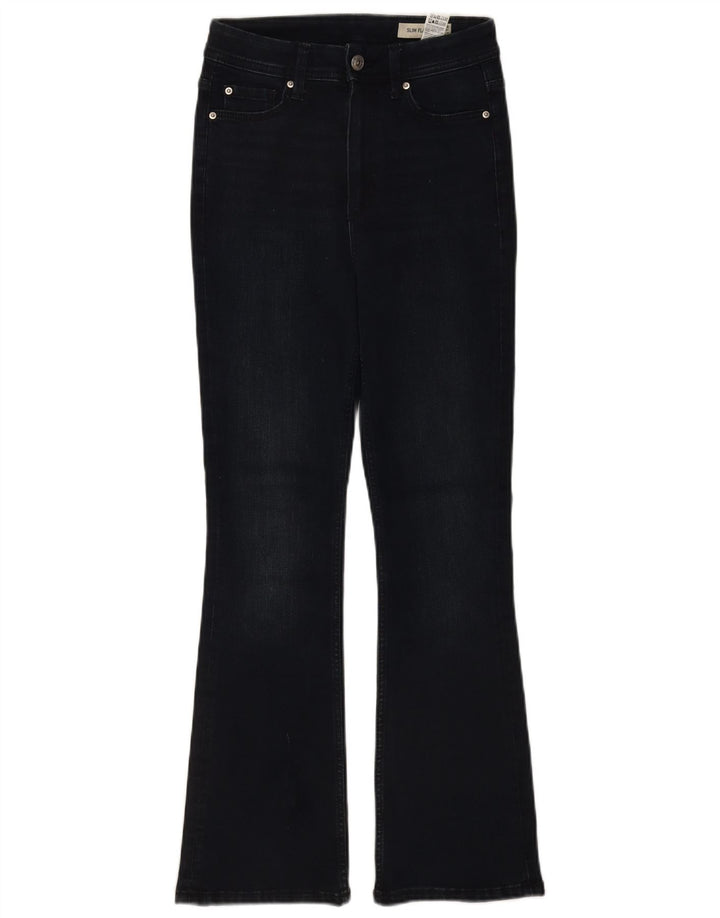Marks & Spencer Jean évasé slim pour femme UK 8 Small W26 L28 Bleu marine