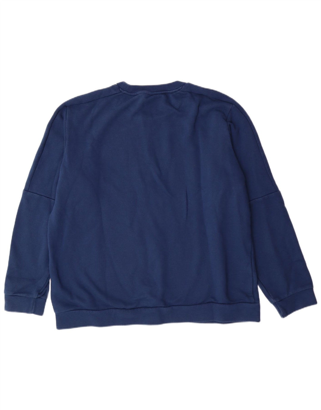 ADIDAS Sweat-shirt pour homme en coton bleu marine Taille L