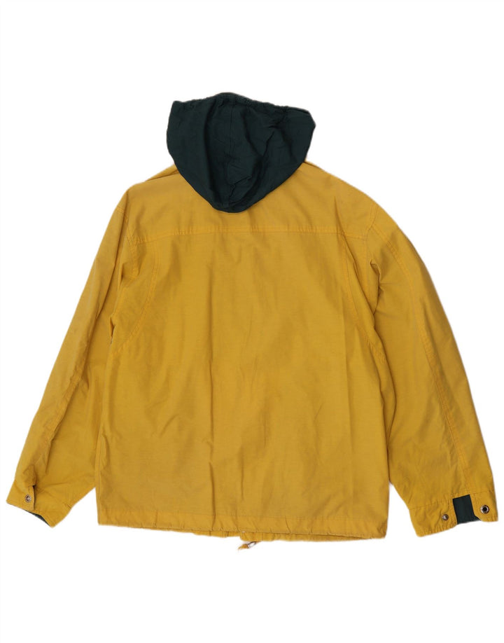 Polbot Veste de pluie à capuche pour homme UK 38 Jaune moyen Polyester