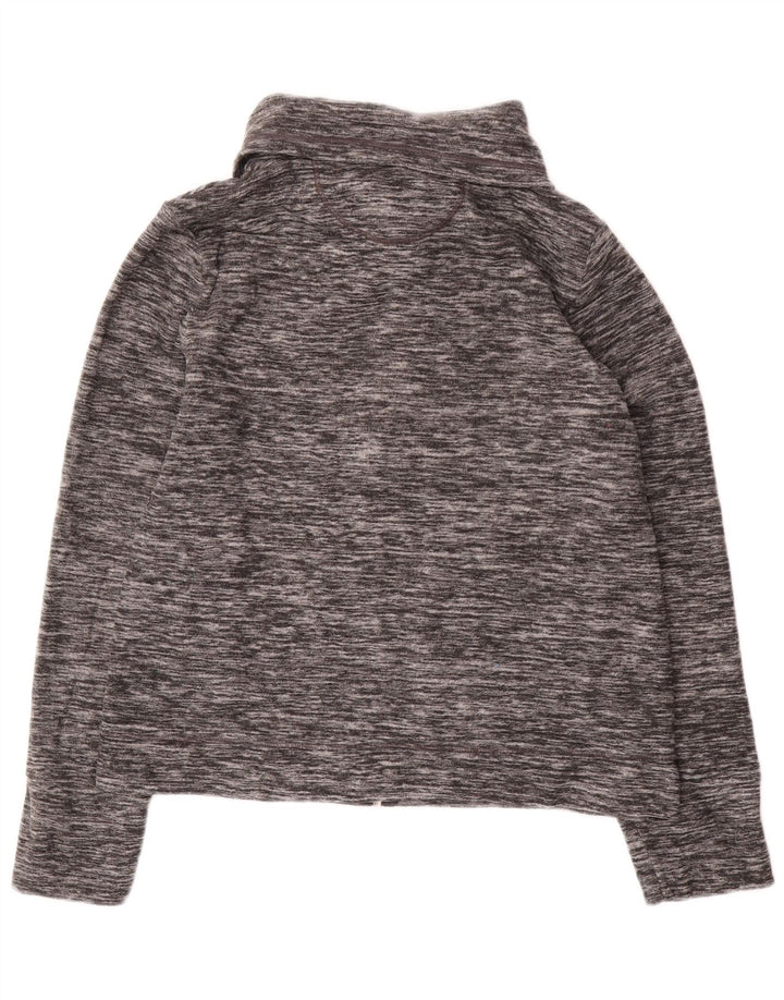 CALVIN KLEIN Veste polaire performante pour femme UK 14 Gris moyen moucheté