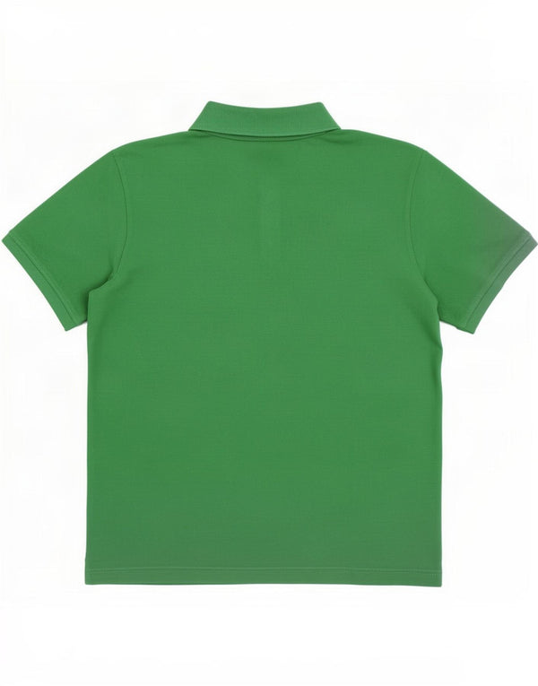Polo Kappa pour homme en coton vert moyen
