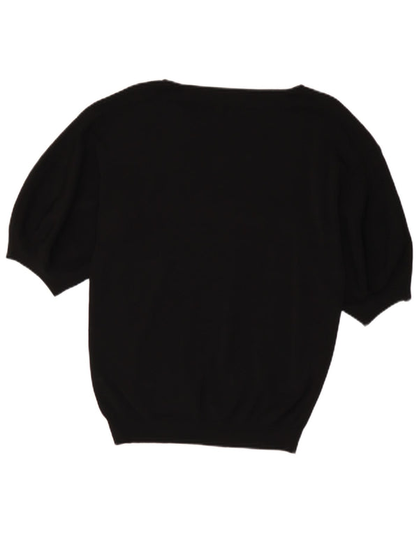 Massimo Dutti Pull col bateau pour femme UK 10 Petit Noir