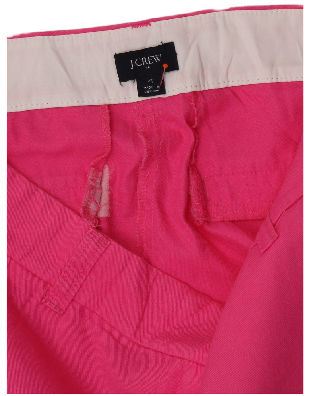J. CREW Short Chino Femme US 4 Small W31 Coton Rose