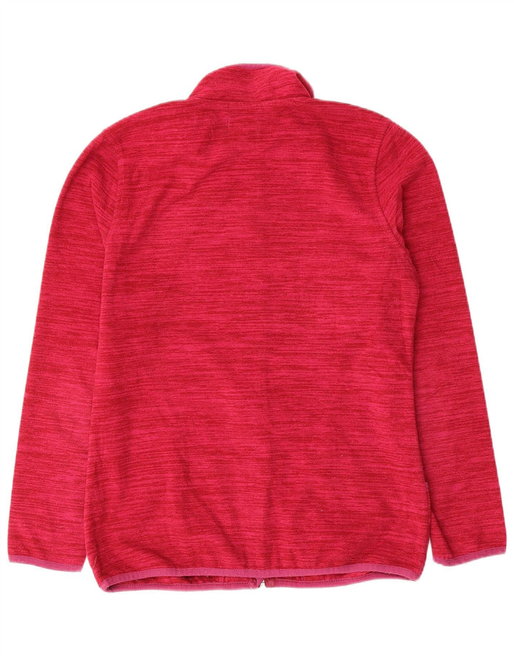 AVIREX Veste polaire pour femme UK 14 Polyester à fines rayures rose moyen