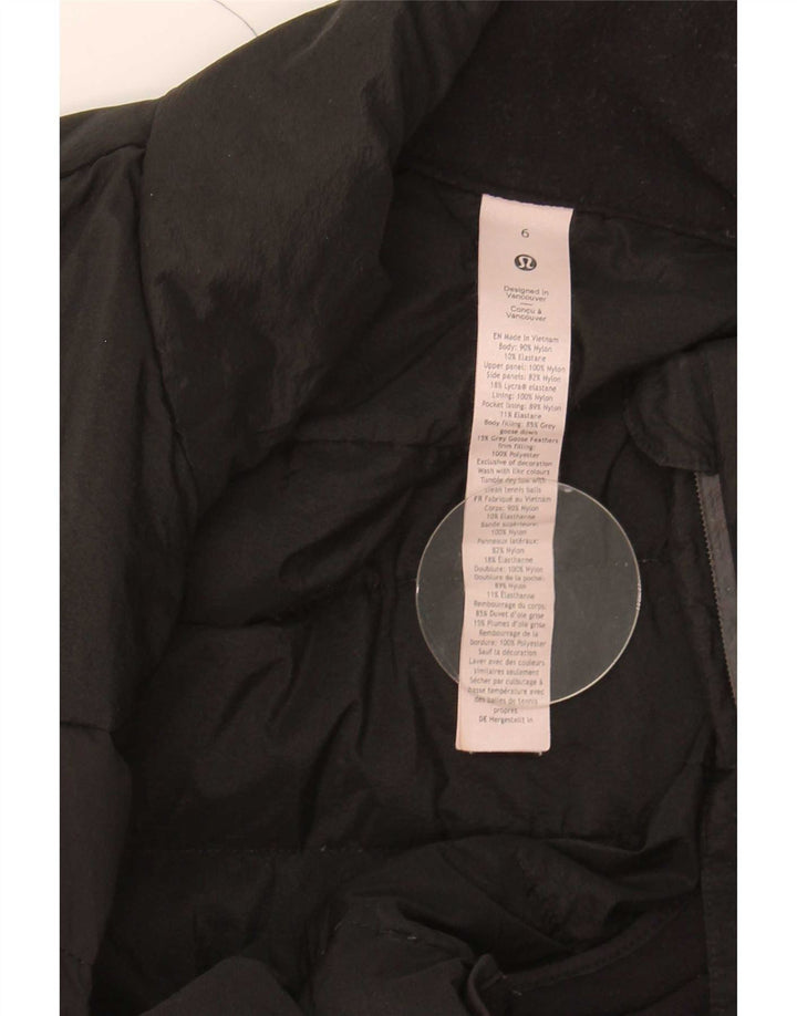 Lululemon Gilet Femme US 6 Moyen Noir Nylon