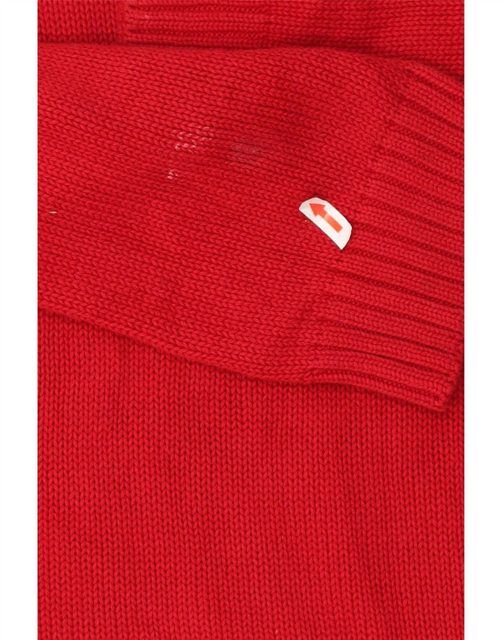 Chaps Pull Col Bateau Homme XL Rouge Coton