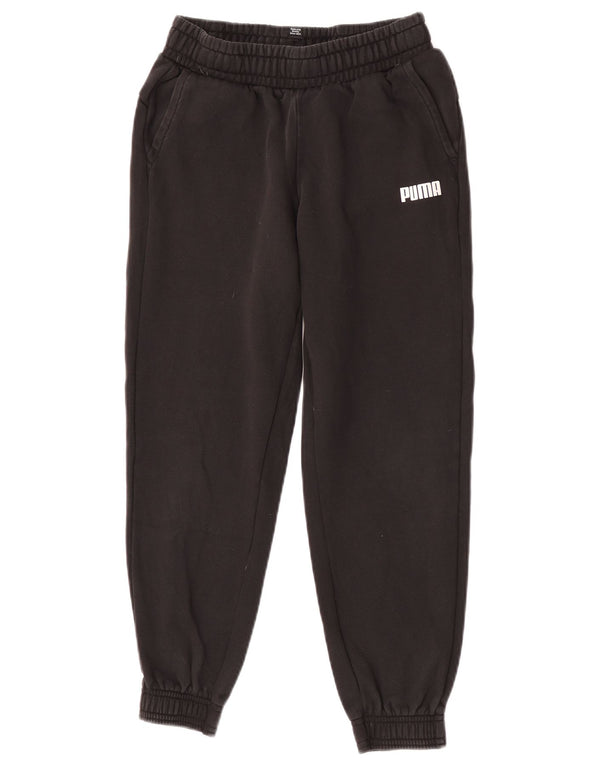 Puma Pantalon de Survêtement Fille 11-12 ans Noir Coton
