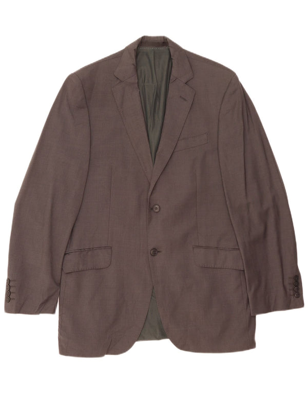 Marks & Spencer Veste blazer à 2 boutons pour homme UK 40 laine gris moyen