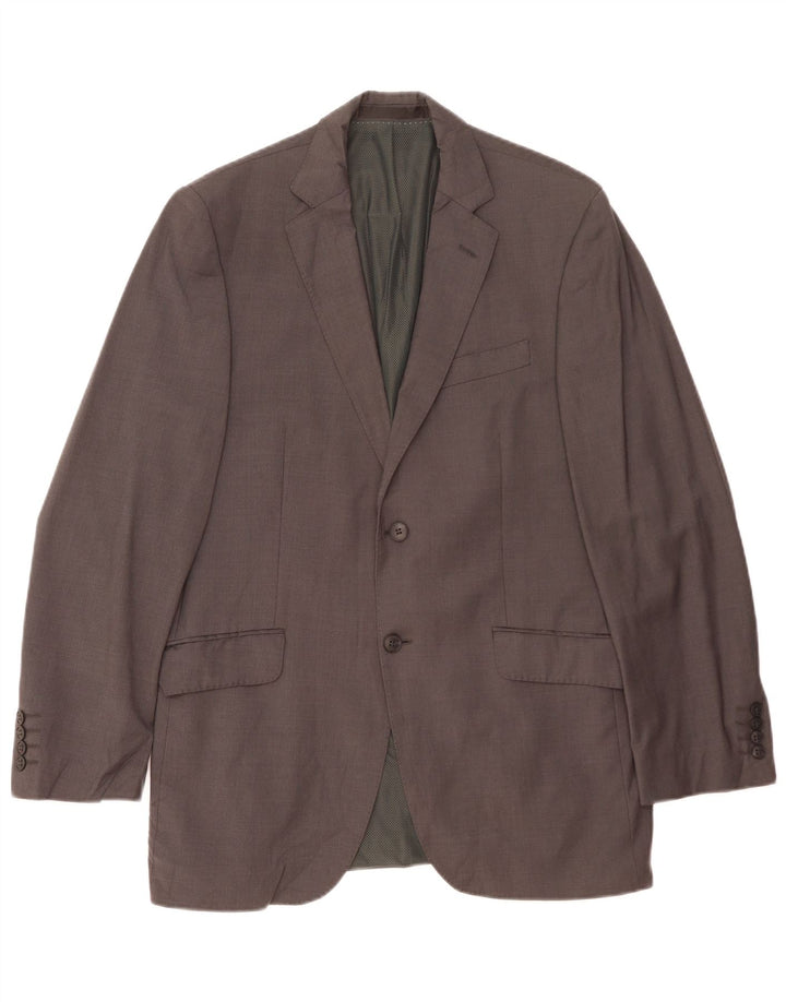 Marks & Spencer Veste blazer à 2 boutons pour homme UK 40 laine gris moyen