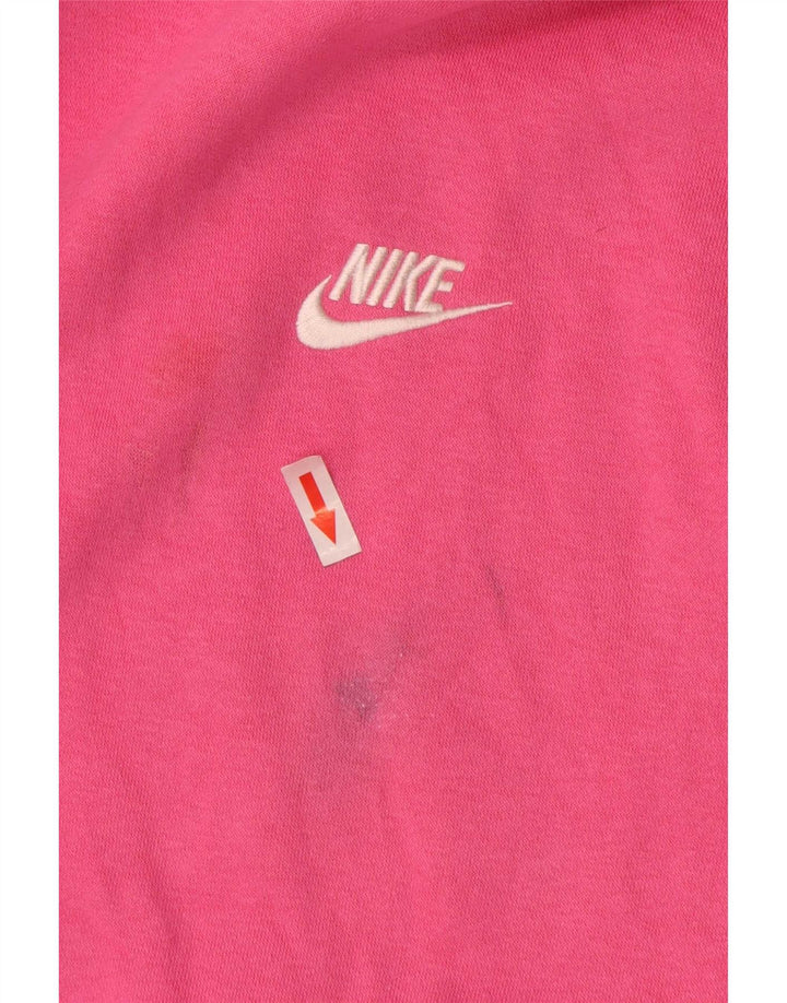 Nike Pull à capuche en coton rose moyen pour homme