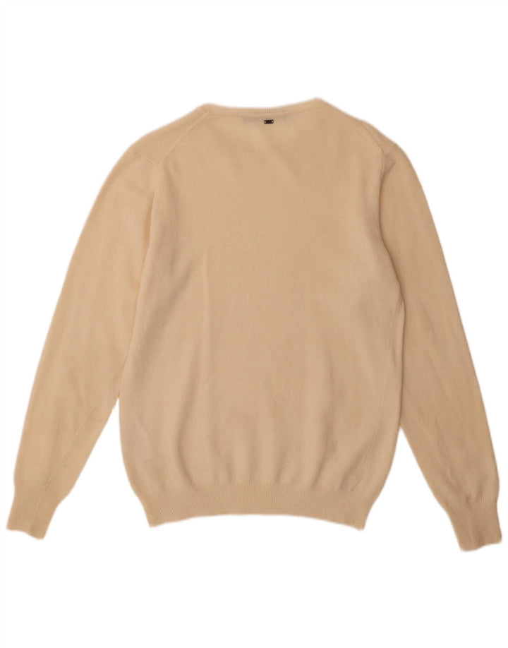 Liu Jo Pull Col Rond Laine Vierge Beige Moyen Homme