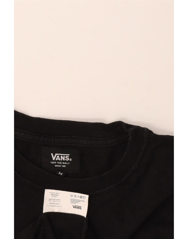 Vans T-Shirt Homme Noir Moyen Coton
