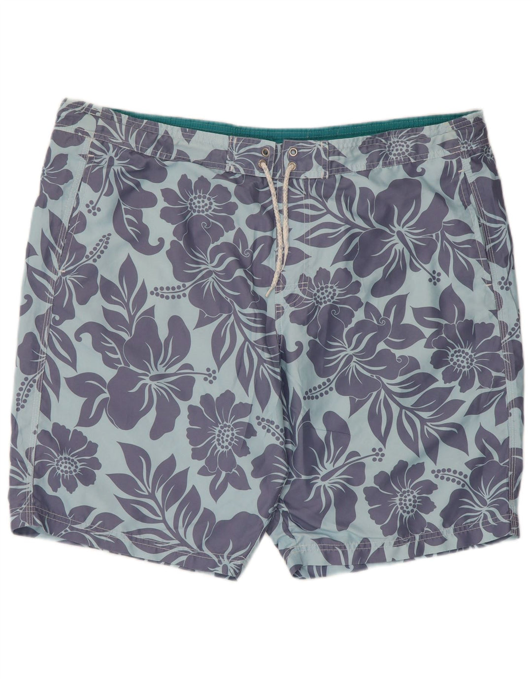Marks & Spencer Short de Bain Homme XL Bleu Floral Polyester