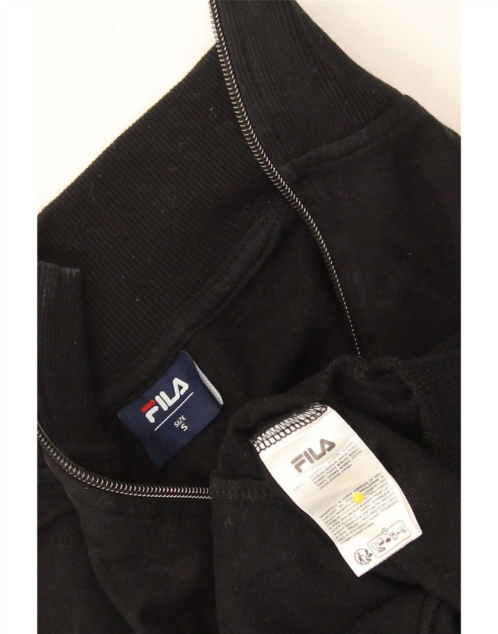 Fila Veste de survêtement surdimensionnée pour femme UK 10 Small Noir Coton