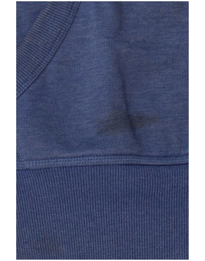 Superdry Pull à Capuche Graphique Homme Bleu Moyen Coton