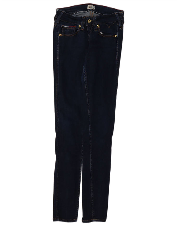 TOMMY HILFIGER Jean Skinny Femme W27 L32 Bleu Marine Coton