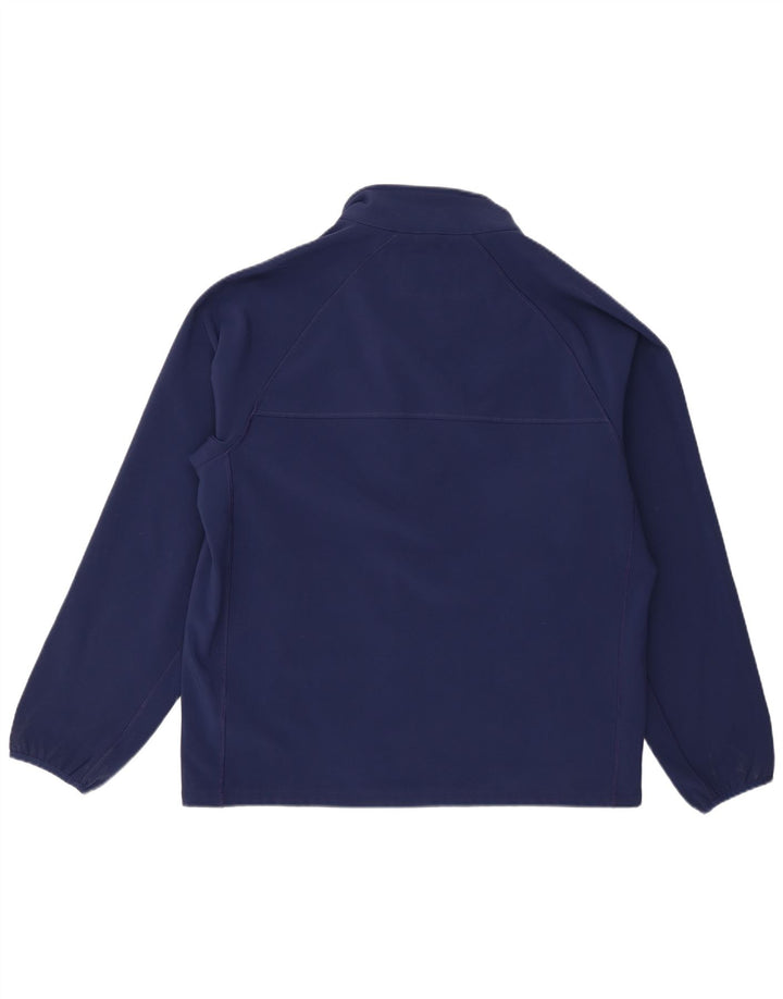 Lands End Veste de survêtement pour homme en polyester bleu marine Taille L