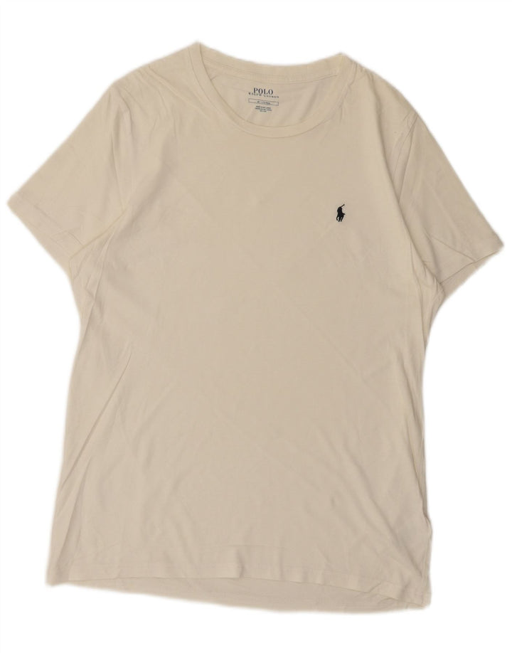 Polo Ralph Lauren T-Shirt Homme Blanc Moyen Coton