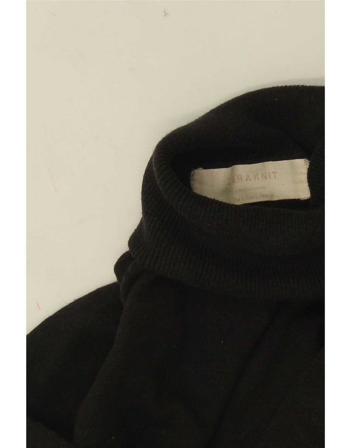 Zara Pull col roulé pour femme UK 14 Large Noir