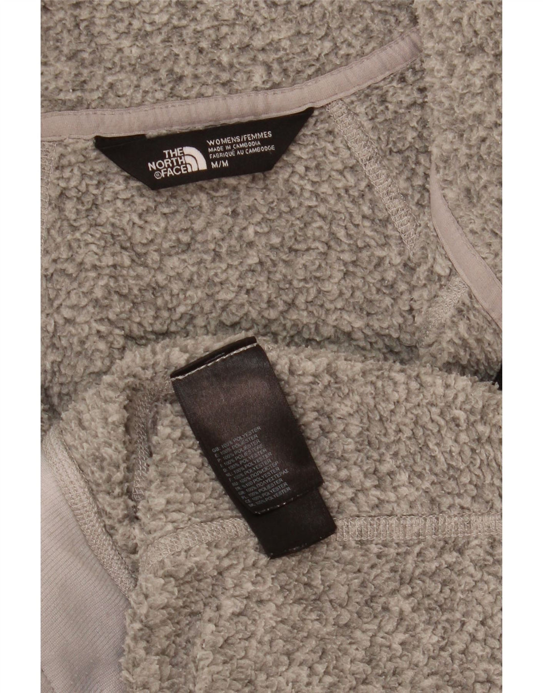 The North Face Veste de survêtement pour femme UK 12 Gris moyen moucheté