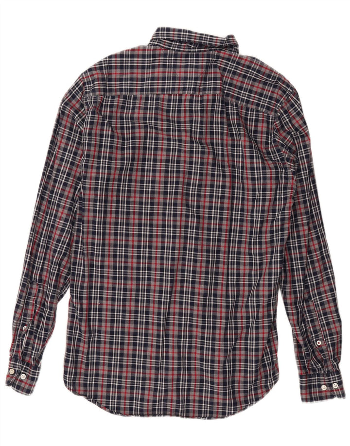 TOMMY HILFIGER Chemise Homme Bleu Marine Moyen Carreaux Coton