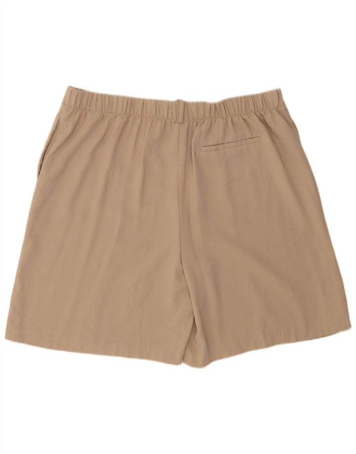 Marks & Spencer Short Chino Femme UK 20 2XL W42 Beige Polyester