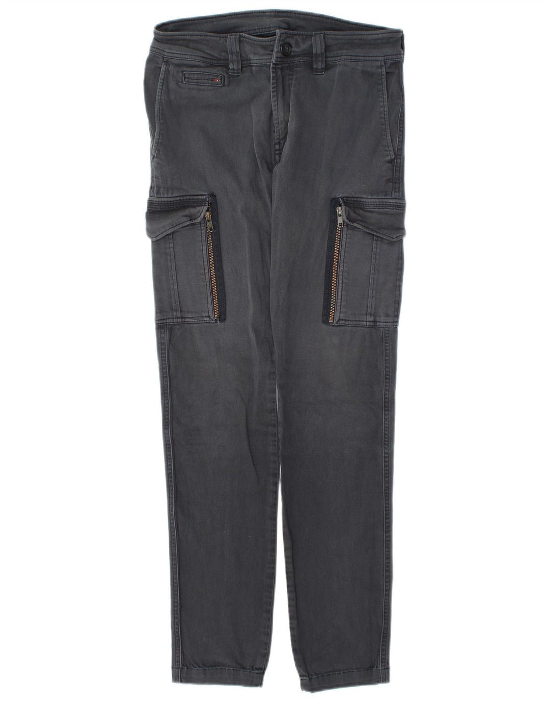 Diesel Pantalon Cargo Joggers Homme W29 L31 Gris Coton