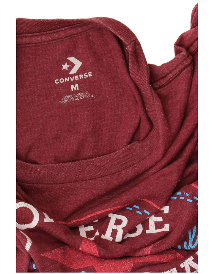 CONVERSE T-Shirt Graphique Chuck Taylor Homme Bordeaux Moyen
