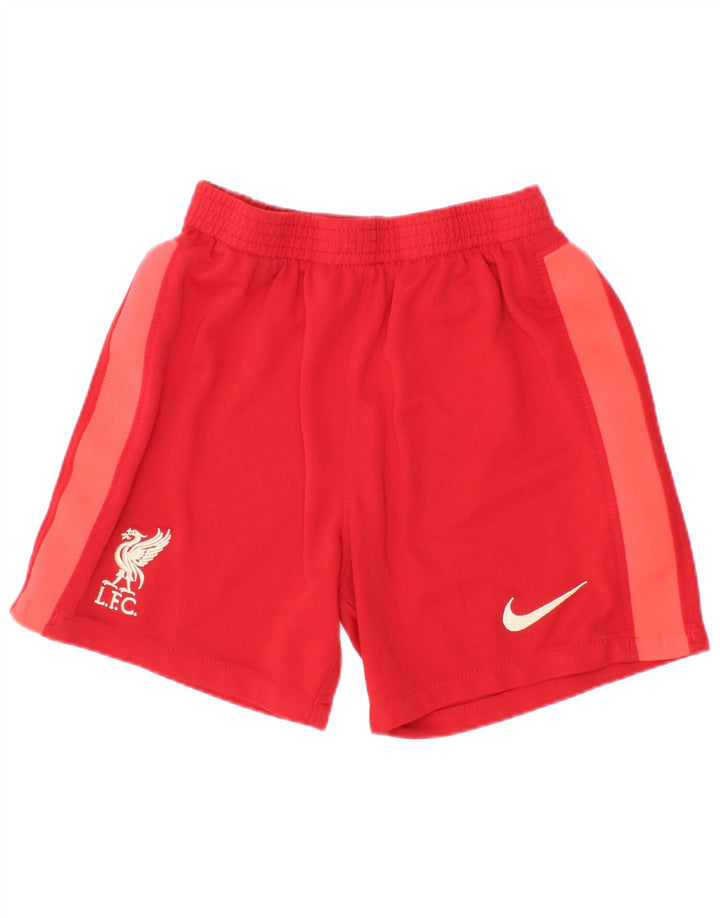 Nike Garçons Liverpool Sport Short 5-6 ans Polyester Colorblock Rouge Moyen