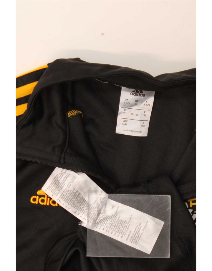 Adidas Haut de survêtement Climalite Graphic pour garçon 11-12 ans Noir