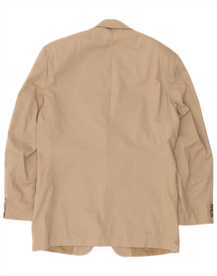 Marks & Spencer Veste blazer à 2 boutons pour homme UK 40 coton beige moyen