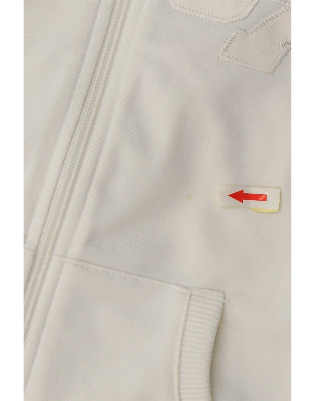 Nike Veste de survêtement graphique pour femme UK 8/10 Small Blanc Colourblock