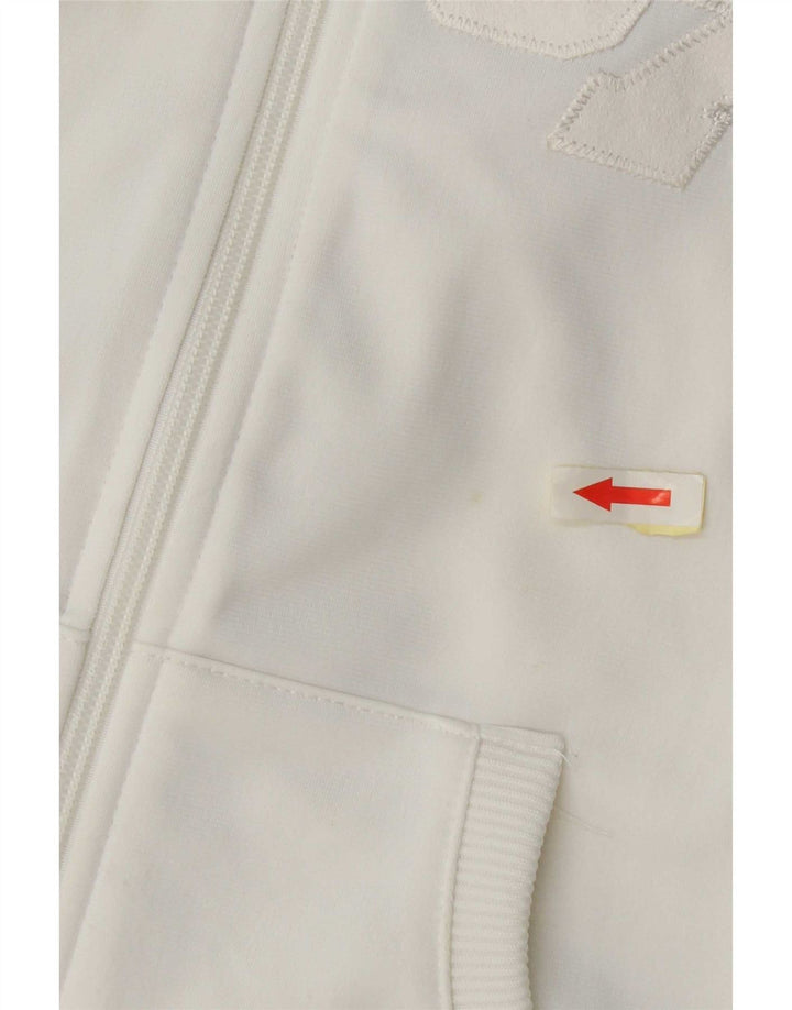 Nike Veste de survêtement graphique pour femme UK 8/10 Small Blanc Colourblock